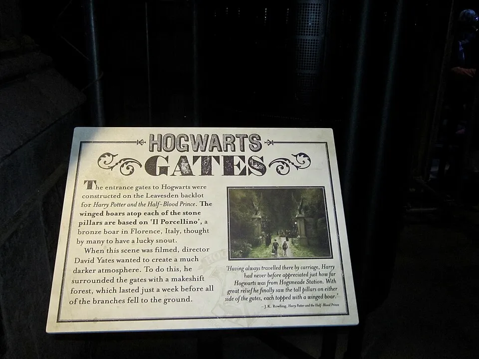 Uno de los grandes decorados originales del Warner Bros Studio Tour London